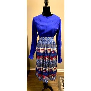 MIDI SKIRT PLEATED SIZE L